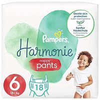 Pampers Harmonie Pants S6 15+ kg 1×18 ks, plienkové nohavičky