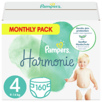 Pampers Harmonie S4 9-14kg 1×160 ks, detské plienky