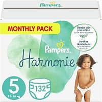 Pampers Harmonie S5 11-16kg 1×132 ks, detské plienky