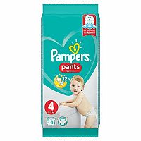 Pampers Pants DM6 S4 (9-15kg) 4ks 1×4 ks, veľkosť S4, detské plienky