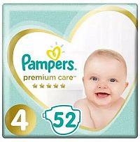 Pampers Premium Care S4 Jumbo 1×52 ks, detské plienky