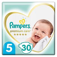 Pampers Premium Care Veľkosť 5, 11-16kg 1×30 ks, plienky pre bábätká
