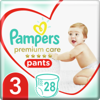 Pampers Premium PANTS CP MIDI S3 28KS 1×28 ks, veľkosť S3, detské plienky