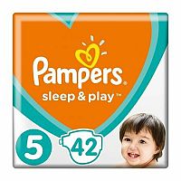 Pampers Sleep&Play Veľkosť 5, 11-16kg 1×42 ks, plienky pre bábätká