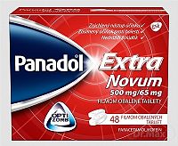 Panadol Extra Novum tbl flm 500 mg/65 mg (blis.PVC/Al) 1x48 ks