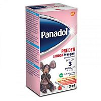 Panadol pre deti jahoda 24 mg/ml perorálna suspenzia, 100 ml