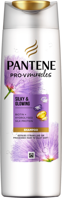 Pantene S Silky&glowing 1×300 ml, šampón na vlasy