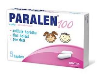 PARALEN 100 100 mg, 5 čapíkov