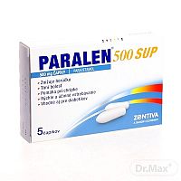 PARALEN 500 SUP sup 500 mg (strip Al) 1x5 ks