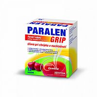 PARALEN GRIP horúci nápoj čerešňa 650 mg/10 mg plo por 1x12 vrecúšok
