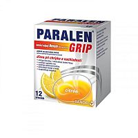 PARALEN GRIP horúci nápoj Novum 500 mg/10 mg plo por vrecúška 1x12 ks