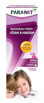 PARANIT Radikálny proti všiam a hnidám 1×100 ml, prípravok proti všiam