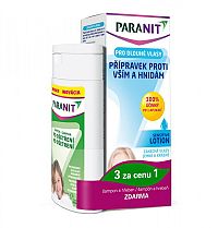 PARANIT SENSITIVE odstraňuje vši a hnidy vlasová voda 150 ml + (šampón 100 ml + hrebeň ), 1x1 set