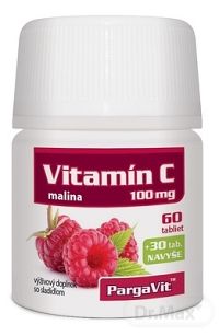 Pargavit Vitamín C malina 90 tabliet