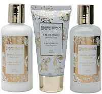 ParisAx Kúpeľová darčeková sada v zlatej vaničke - 3ks