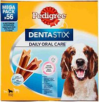 Pedigree Dentastix Daily Oral Care dentálne maškrty stredných plemien 56 ks 1 440 g
