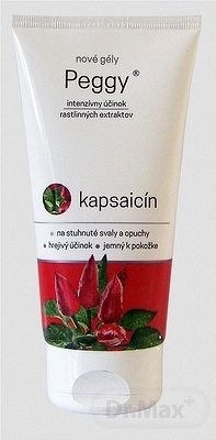 PEGGY gél s kapsaicínom 1×170 g, s chilli papričkami