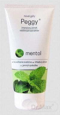 PEGGY nové gély mentol 1×170 g, s chladivým účinkom