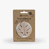 PETITE&MARS Hryzačka silikónová TAKE&MATCH Desert Sand 0m+