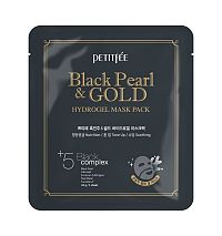Petitfee & Koelf Black Pearl & Gold Hydrogel Mask Pack 32 g / 1 sheet 1×32 g / 1 sheet