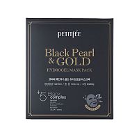 Petitfee & Koelf Black Pearl & Gold Hydrogel Mask Pack 32 g * 5 sheets 1×32 g * 5 sheets
