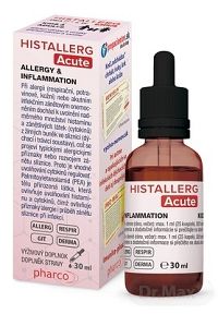 Pharco HISTALLERG Acute 1×30 ml, výživový doplnok s vitamínom D3