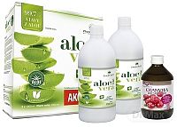 Pharma Activ AloeVeraLife AKCIA šťava z aloe 99,7% 2x1000 ml (2000 ml) + Cranvita 500 ml, 1x1 set