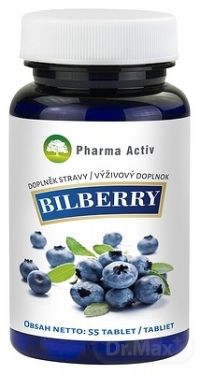 Pharma Activ BILBERRY 1x55 tbl, výživový doplnok