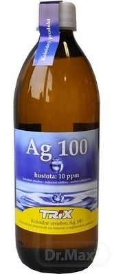 Pharma Activ Koloidné striebro Ag100 hustota 10ppm, 1x500 ml
