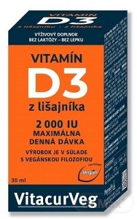 Pharmalife VITAMÍN D3 z lišajníka 2000 IU kvapky 1x30 ml