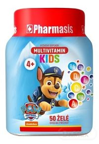 Pharmasis MULTIVITAMIN KIDS Labková patrola 1×250 g, multivitamín pre deti