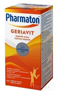 Pharmaton GERIAVIT cps (výživový doplnok 2019 - Sanofi) 1x100 ks