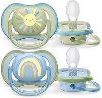Philips AVENT Cumlík Ultra air obrázok 0-6m chlapec (dúha) 2ks