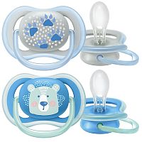 Philips AVENT Cumlík Ultra air pastel 6-18m chlapec 2 ks 1×2ks