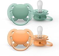 Philips AVENT Cumlík Ultrasoft Premium neutral 0-6m 2 ks