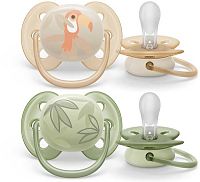 Philips AVENT Cumlík Ultrasoft Premium zvieratko 0-6m chlapec 2 ks