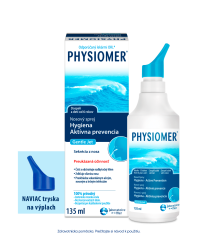 Physiomer Gentle Jet nosný sprej izotonický s obsahom morskej vody 135 ml
