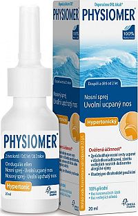 PHYSIOMER Nosový sprej Hypertonický s obsahom morskej vody 1x20 ml