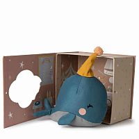 PICCA LOULOU Veľryba Wendy darčekovej krabičke 1×1 ks, hračka pre deti