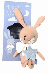 PICCA LOULOU Zajac ružový v darčekovej krabičke 1×1 ks, hračka pre deti