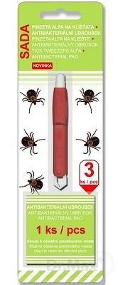 Pinzeta ALFA na kliešťov SADA 1×1 set, pinzeta