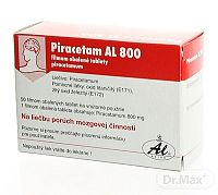 PIRACETAM AL 800 tbl flm 800 mg (blis. PVC/Al) 1x50 ks