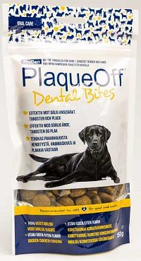 Plaqueoff Dental Bites 1×150 g, doplnok ústnej hygieny pre mačky