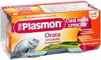 PLASMON Príkrm bezlepkový zeleninový s karasom morským a zemiakmi, 6m+ 2×80 g, bezlepkový príkrm