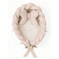 Pletené hniezdočko pre bábätko Velvet Belisima cappucino , 20C55073