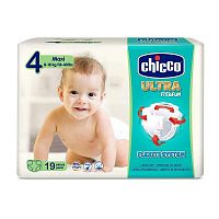 Plienky Chicco Ultra Maxi 8-18kg 19ks 1×19 ks, veľkosť 4, detské plienky