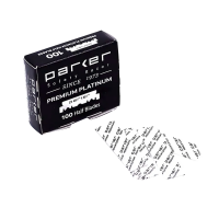 Polovičné žiletky na holenie Parker Premium Platinum razor blades 100pcs