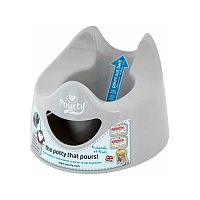 POURTY Nočník jednoducho vylievateľný Grey 1×1 ks, sivá farba