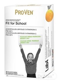 Pro-Ven Fit for School 1×30 ks, žuvacie tablety