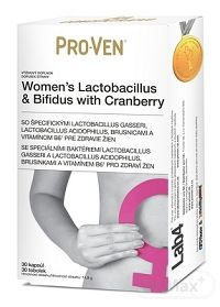 Pro-Ven Women’s Lactobacilus & Bifidus 1×30 cps, s brusnicami
